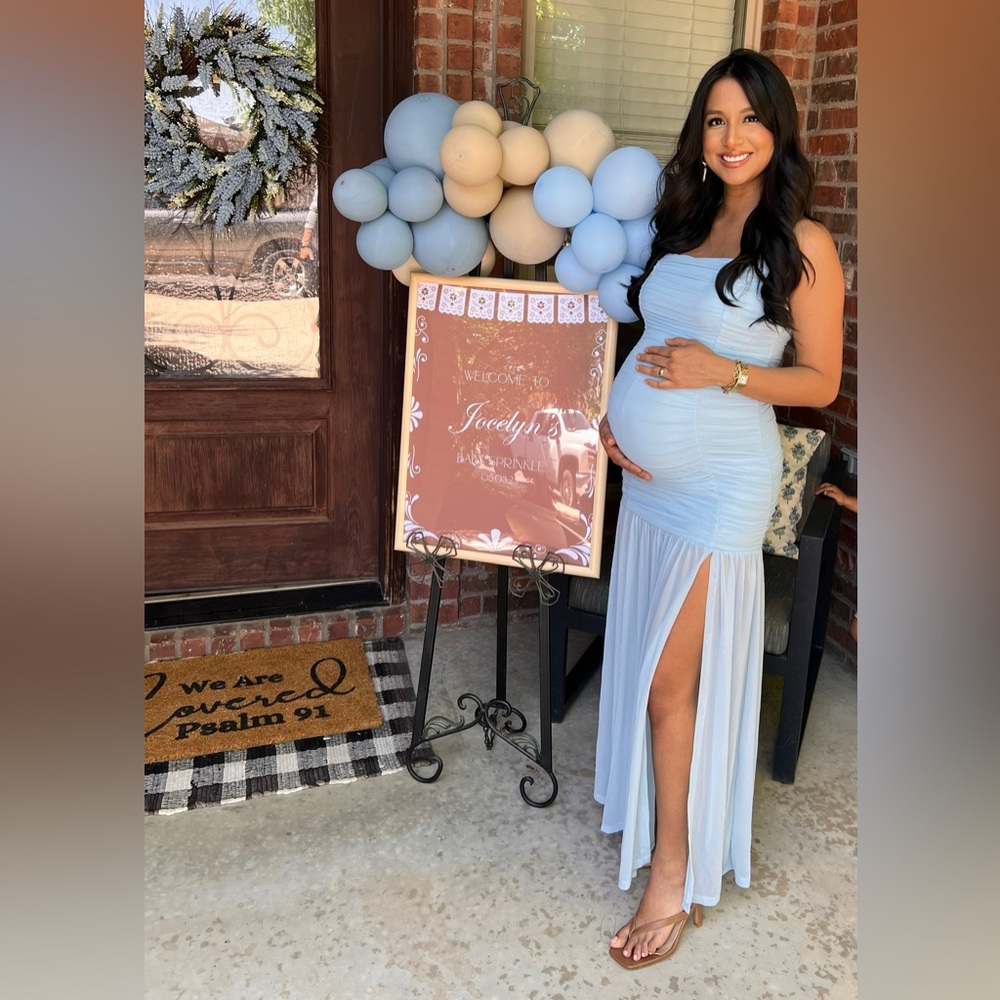 Hello Molly Light Blue Maxi Dress